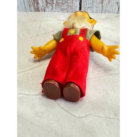 Vintage Rubber Elf Dwarf Midcentury Japan Christmas Figurine 6" - Picture 8 of 8
